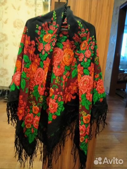 Платок шаль павлопосадский