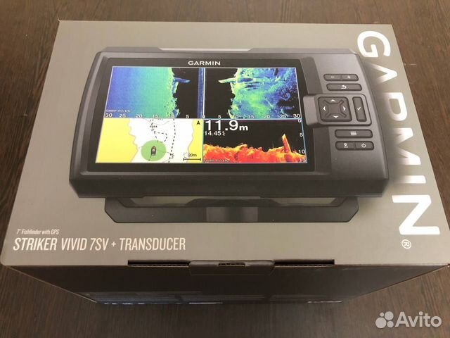 Эхолот garmin striker vivid 7sv с датчиком GT52