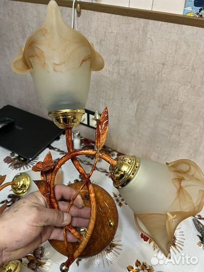 Люстра +бра
