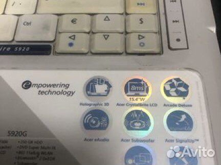 Ноутбук acer aspire 5920G