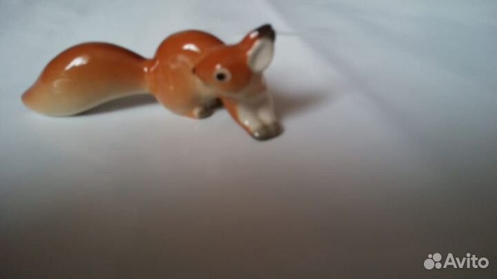 СССР 1970е лфз Белка статуэтка фарфор
