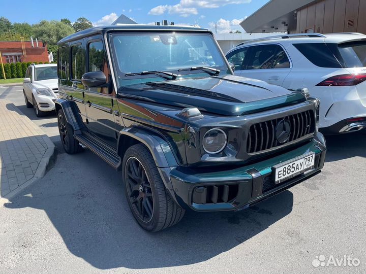 Передний бампер рестайлинг Mercedes G63 2025 года