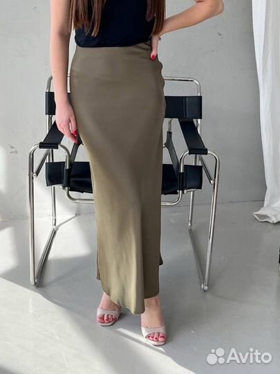 Атласная юбка