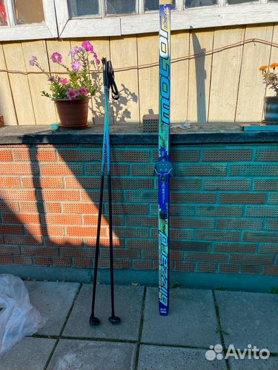 Лыжи беговые и ботинки