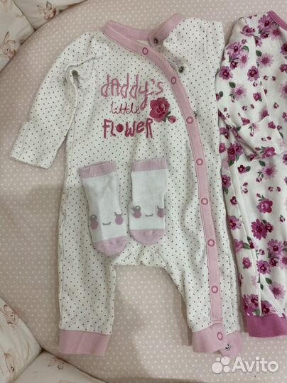 Слипы пакетнм mothercare 3-6 мес 4шт