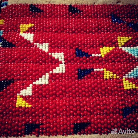 Сумка индейская, в прерийном стиле