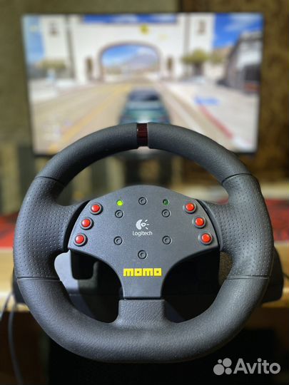 Игровой руль logitech momo racing 900 градусов