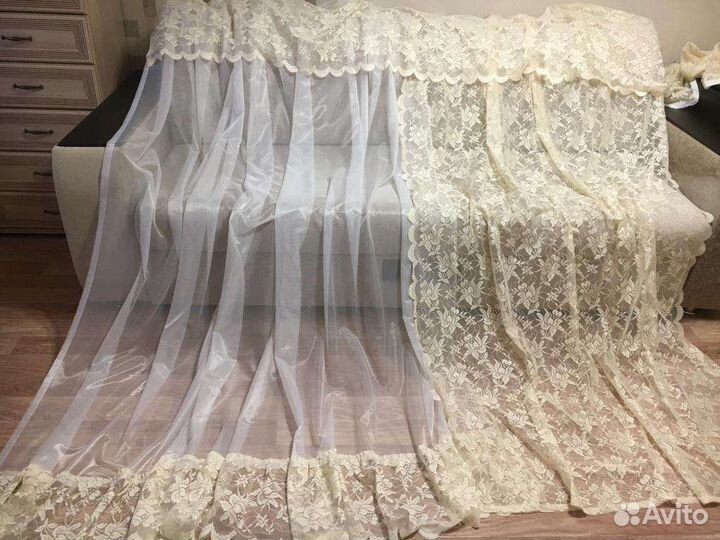 Шторы и тюль в комплекте