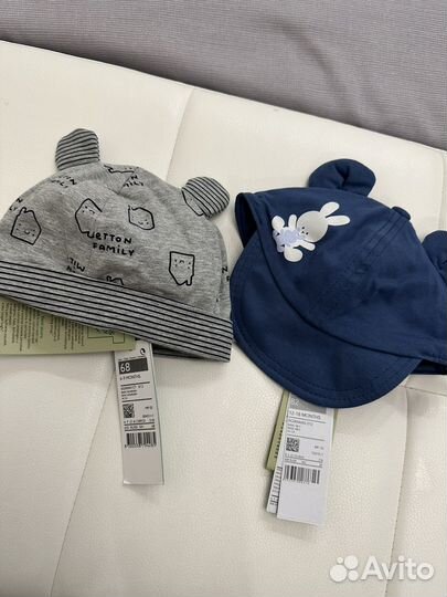Шапки детские для мальчика с рождения до 1 года