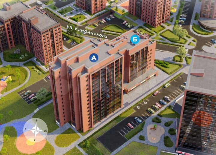 1-к. квартира, 29,2 м², 9/14 эт.