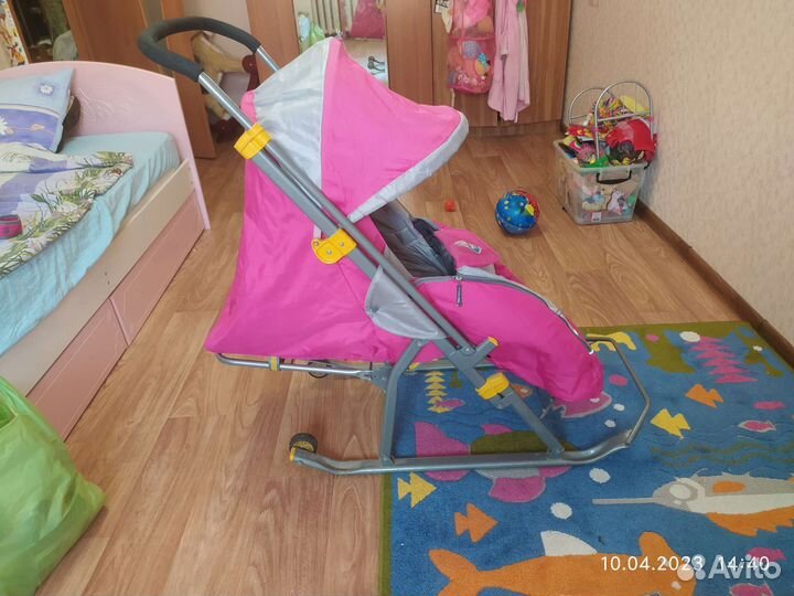 Детские санки коляска Ника