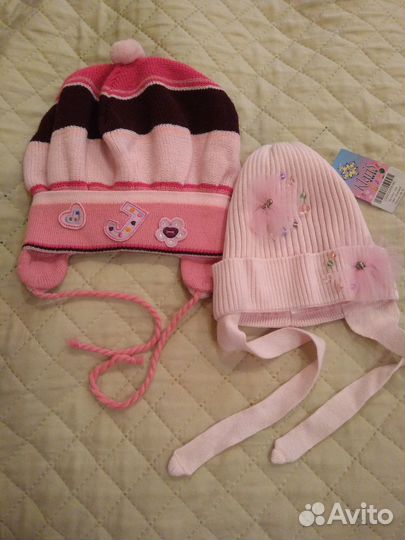 Шапка весна, осень д/дев., возраст 2-3 г.Новые