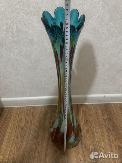 Ваза напольная высокая стекло