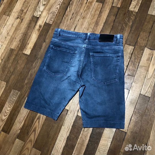 Синие джинсовые шорты Hugo Boss S/M оригинал