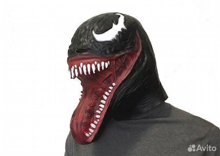 Веном с открытой пастью карнавальная латекс