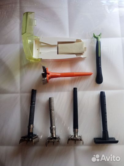 Бритвы: Рубин, Подарочный, Gillette, Искра, Dorco