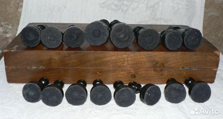 Шахматы Военохот 2 коробка утяжеленные СССР