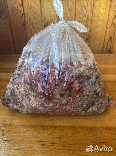 Говяжий фарш, корм для собак. Свежий