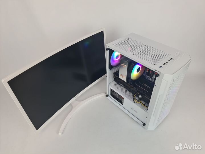 Игровой PC.Ryzen 5 c 144 герцeвым IPS монитором