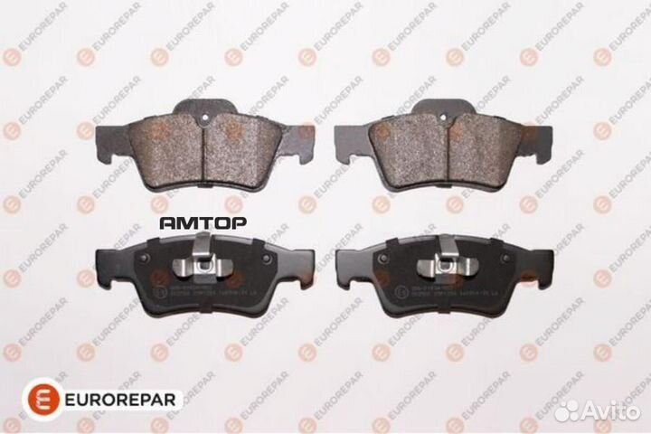 Eurorepar 1623062080 Колодки тормозные задние euro