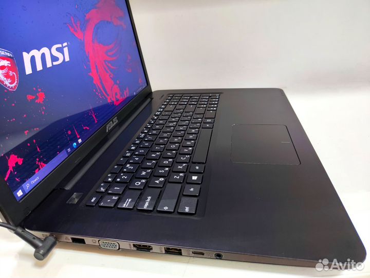 Игровой asus 17.3 i5,940mx, ssd (гарантия