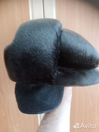 Меховая мужская кепка