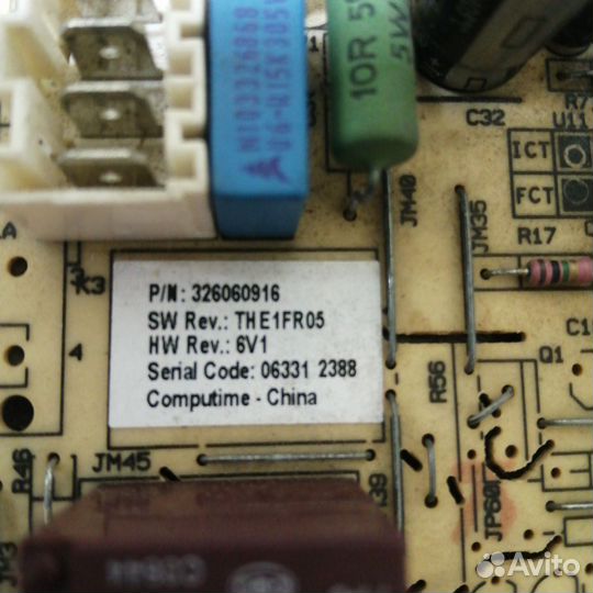 Плата 326060916 холодильника Whirlpool