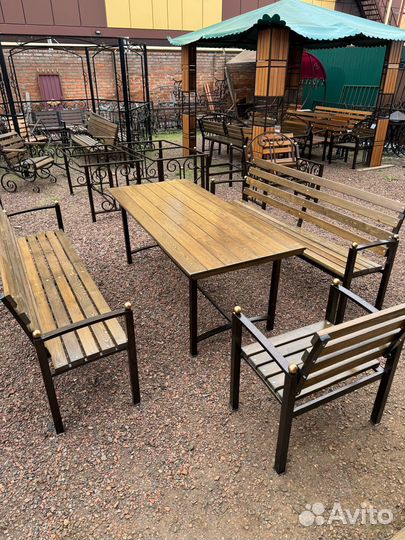 Скамейка, садовая мебель 2 метра