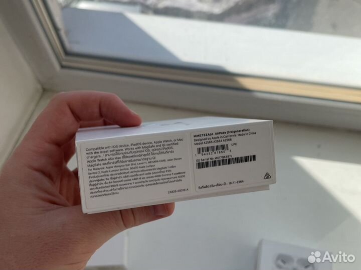 Коробки от airpods 1, pro, 3 оригинал