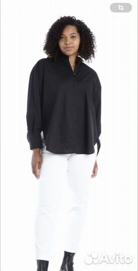 Рубашка хлопок Marina Rinaldi р. 23 it/ рос. 52-54