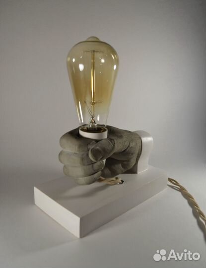 Светильник настольный ручной работы