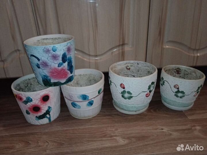 Керамические горшки