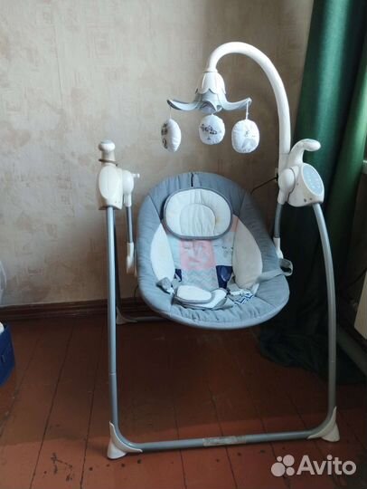 Детские электронные качели для новорожденных
