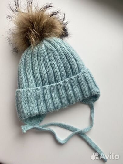 Шапка зимняя для девочки (50-52р)