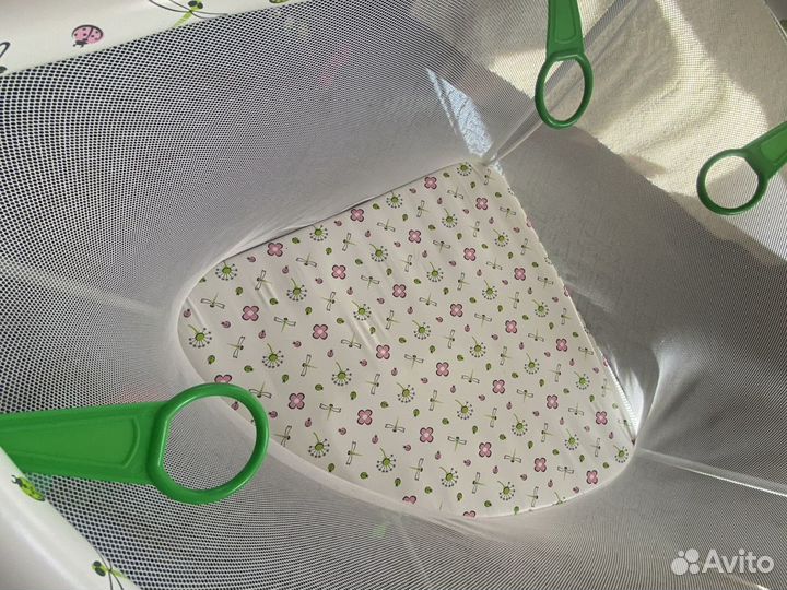 Детский угловой манеж