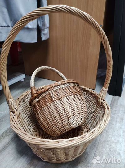 Корзина плетеная ручная работа