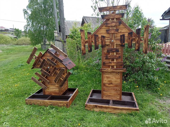 Мельницы клумбы