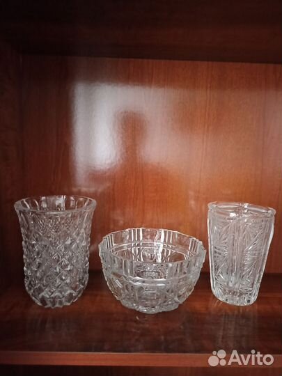 Хрустальная ваза