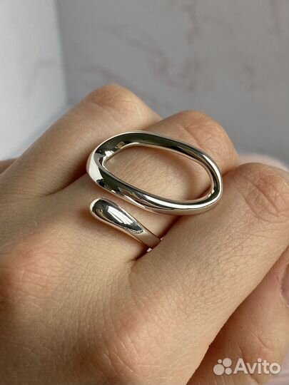 Кольцо женское геометрия в стиле Poison Drop