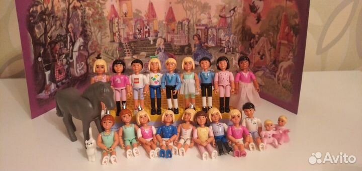 Куклы шарнирки Lego Belville 7.5, 9.5 cм бельвиль