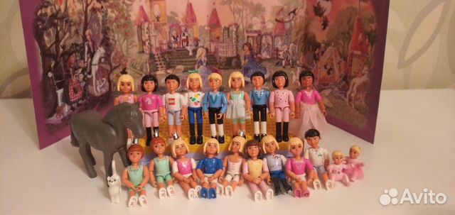 Куклы шарнирки Lego Belville 7.5, 9.5 cм бельвиль