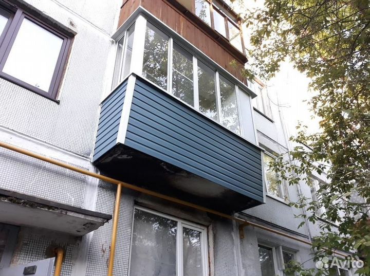 Отделка балконов и лоджий