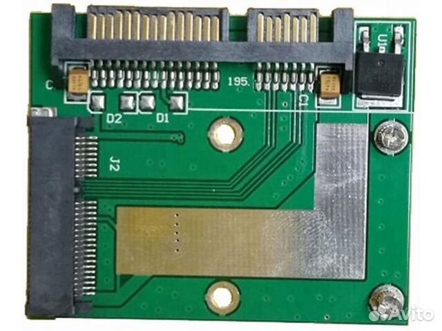 Адаптер gsmin DP9 Mini PCI-E msata SSD на 2.5 SATA