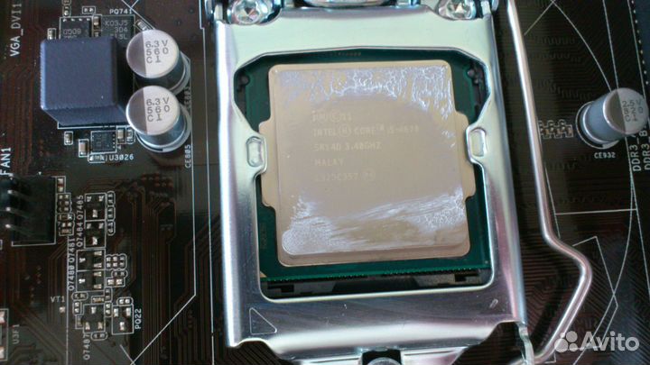 Комплект мат плата H81M-HDS+ i5 4670 + 6gb + fan