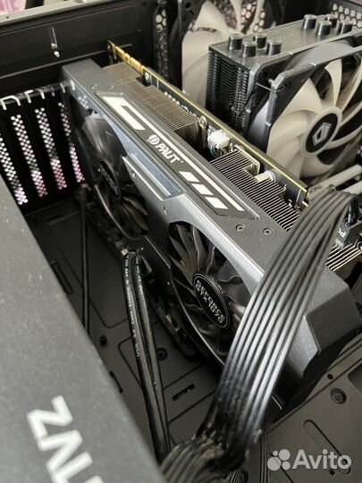 Видеокарта Palit GeForce GTX 1070 super jetstream