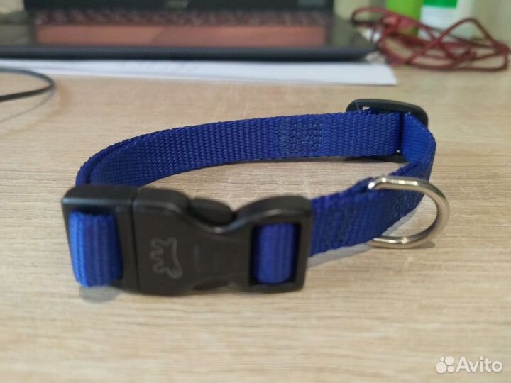 Ошейник для маленькой собаки с поводком