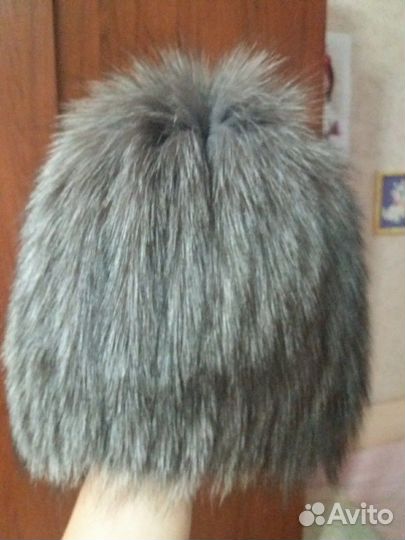 Шапка чернобурка