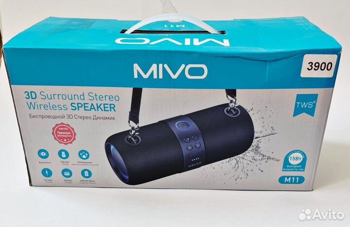 Портативная колонка bluetooth mivo m11