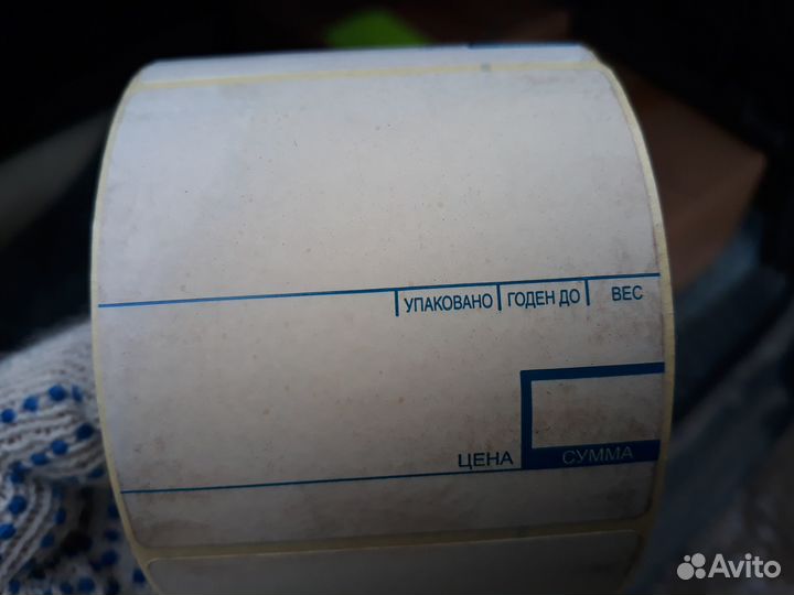 Термоэтикетка 58*60эко(с препринтом) и 100*150/500