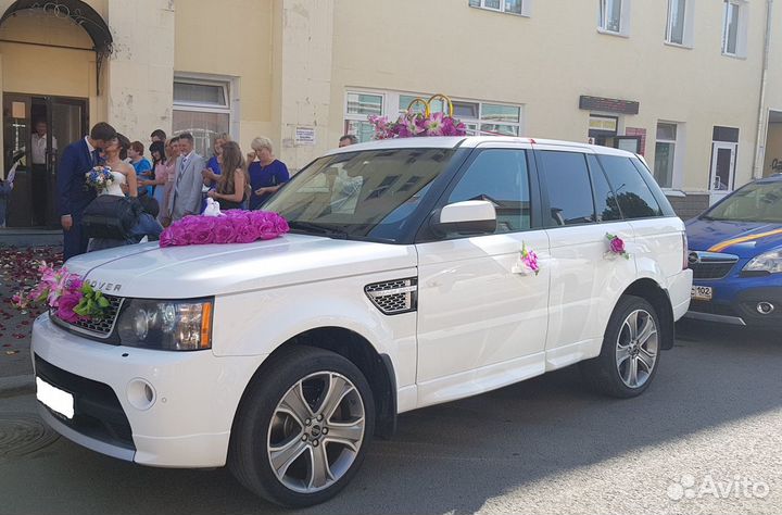 Украшение на авто свадебное